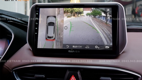Màn hình DVD Android liền camera 360 xe Hyundai Santafe 2019 - 2020 | Elliview S4 Premium